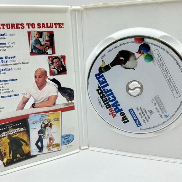Vin Diesel The Pacifier DVD Full Screen PG Disney Family Comedy 2005 - Picture 4 of 4
